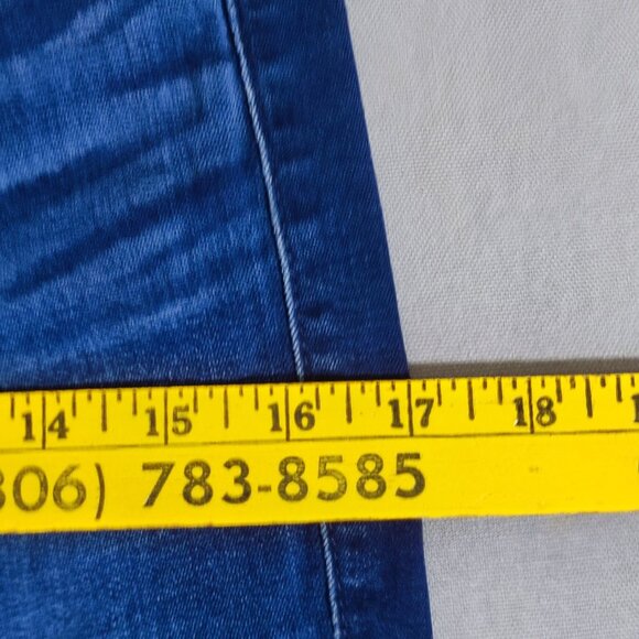 7 For all Mankind jeans women's size 29 ink blue colour mid-rise skinny denim - Picture 11 of 14